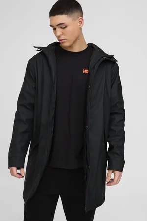 Boohoo Chubasquero Regular Resistente A La Lluvia De Corte Largo