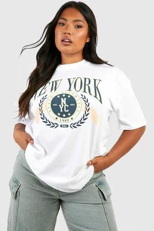 Boohoo Camiseta Plus Con Estampado De New York