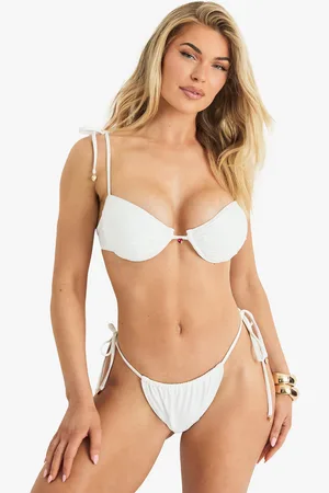 Boohoo Top De Biquini Premium Con Aros Y Ribete De Corazón Para Novia