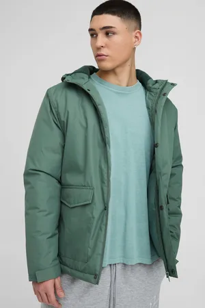 Boohoo Parka Regular Con Capucha