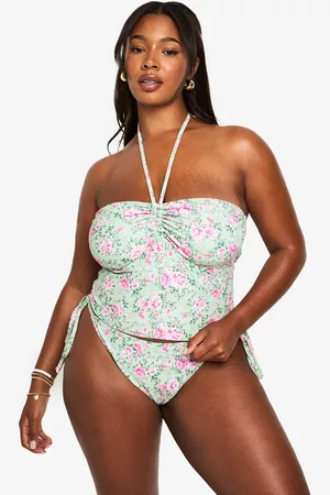 Boohoo Conjunto Plus De Taniki Con Estampado De Flores