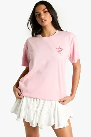 Boohoo Camiseta Oversize Con Eslogan Im Literally Just A Girl