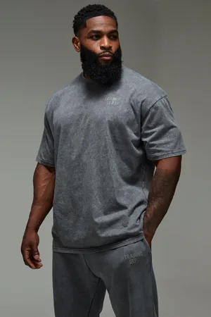 Boohoo Camiseta Man Active Oversize Con Lavado A La Piedra Y Estampado Training Dept