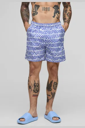 Boohoo Bañador De Largo Medio Con Estampado