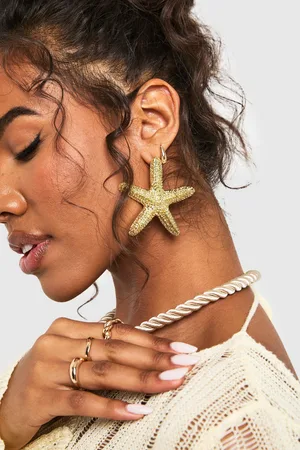 Boohoo Pendientes Texturizados Con Estrella De Mar