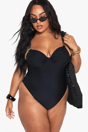 Boohoo Bañador Plus Con Ribete De Sol Y Balcón