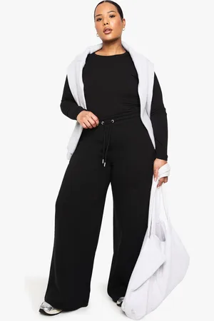 Boohoo Pantalón Deportivo Plus De Pernera Ancha