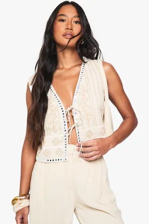 Boohoo Chaleco Bordado