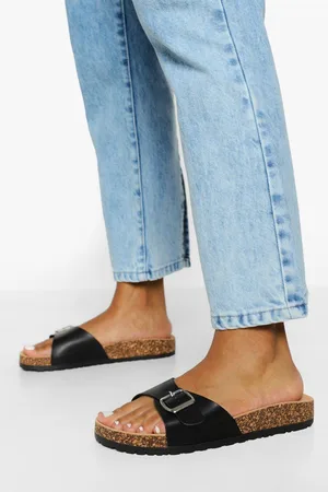 Boohoo Sandalias Con Hebilla Y Plantilla Blanda