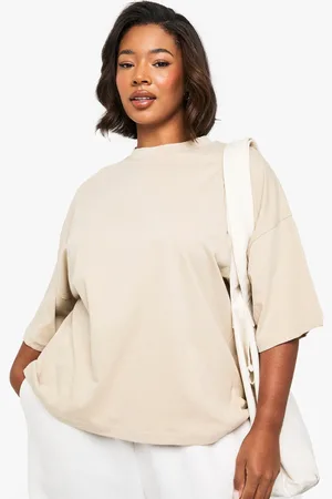 Boohoo Camiseta Plus Súper Oversize De Algodón