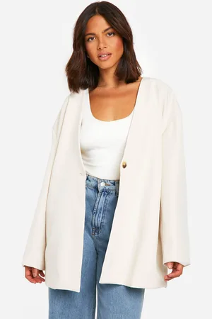 Boohoo Americana Oversize Larga Sin Cuello