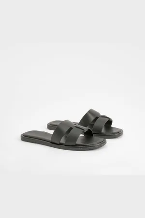 Boohoo Sandalias Mule De Tela