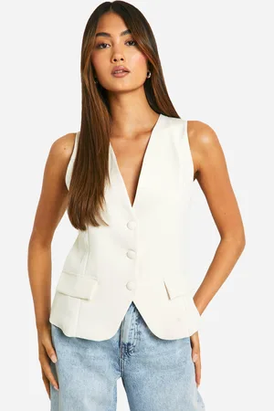 Boohoo Chaleco Entallado De Corte Largo