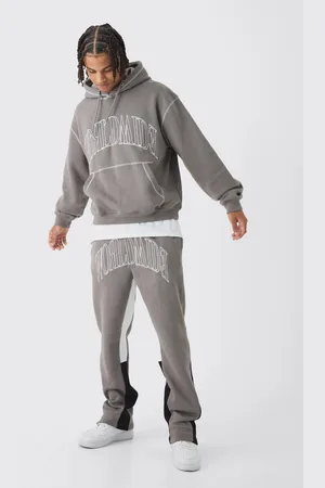 Boohoo Chándal Oversize Worldwide Con Costuras En Contraste Y Refuerzo