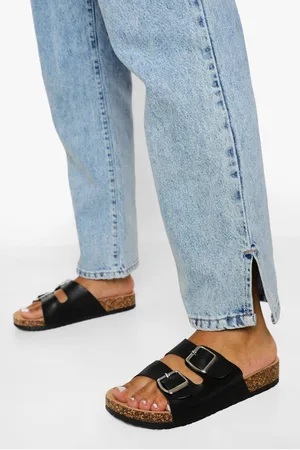 Boohoo Sandalias Con Hebilla Doble Y Plantilla Blanda