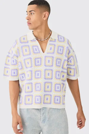 Boohoo Polo Oversize Recto De Punto Croché En
