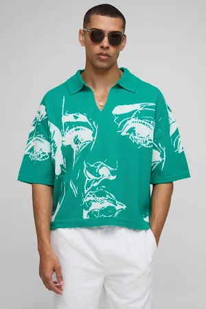 Boohoo Polo Oversize Recto De Punto Con Dibujo