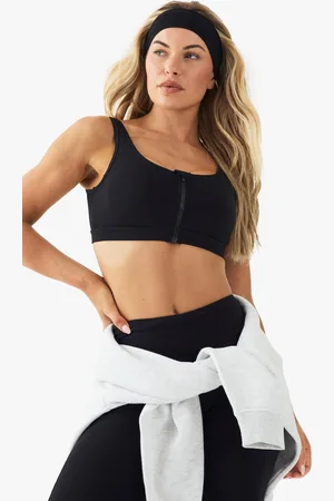 Boohoo Sujetador Deportivo De Alto Impacto Dsgn Studio Con Cremallera Frontal