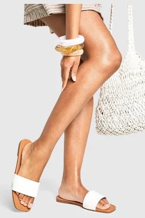 Boohoo Sandalias Mule De Holgura Ancha Minimalistas