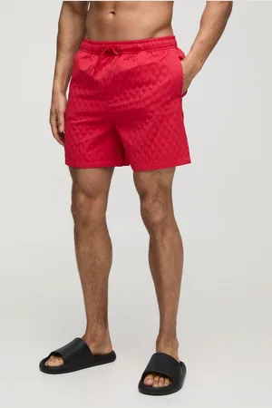 Boohoo Bañador Texturizado De Largo Medio