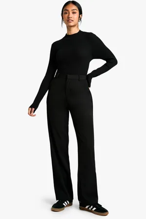 Boohoo Pantalón Entallado Ajustado De Pernera Recta
