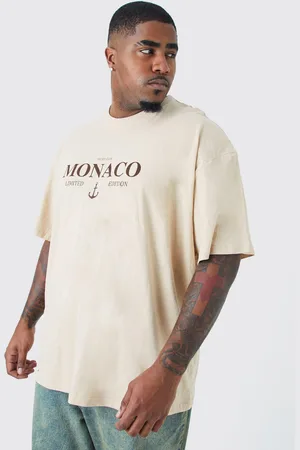 Boohoo Camiseta Plus Oversize Limited Edition Con Estampado De Monaco