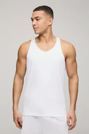Boohoo Top Sin Mangas Básico Con Espalda De Nadador