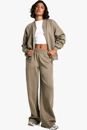 Boohoo Chándal Tall Bomber De Pernera Recta Con Cremallera