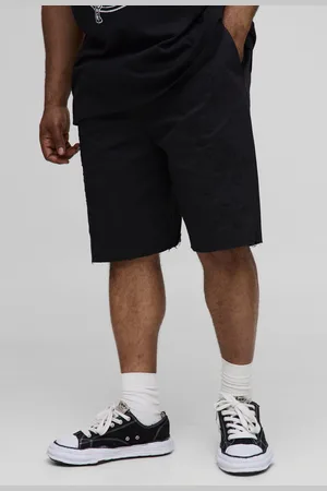 Boohoo Pantalón Corto Plus Con Cintura Elástica Y Apliques