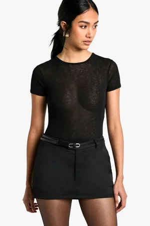 Boohoo Falda Pantalón Entallada Con Cinturón