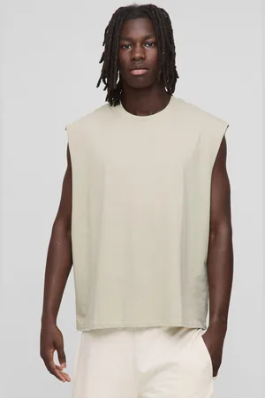 Boohoo Top Sin Mangas Básico Oversize Recto