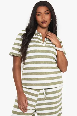Boohoo Top Plus De Punto Con Escote De Pico