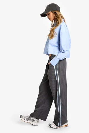 Boohoo Pantalón Con Línea Lateral Y Cintura Elástica