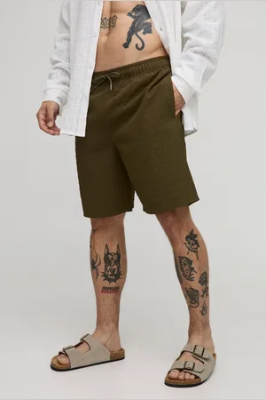Boohoo Bañador Largo De Sirsaca Con Estampado De Cuadros