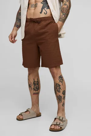 Boohoo Bañador Largo De Sirsaca Con Estampado De Cuadros