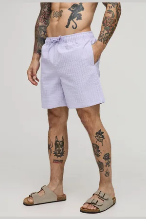 Boohoo Bañador De Largo Medio De Sirsaca Con Estampado De Cuadros
