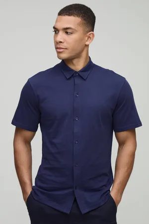 Boohoo Camisa Ajustada De Manga Corta Y Tela Jersey