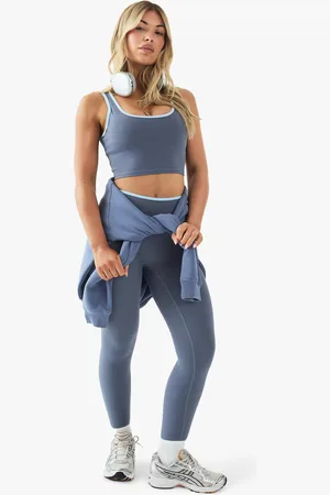 Boohoo Leggings Deportivos De Tiro Alto Súper Suaves Con Ribete En Contraste Dsgn Studio
