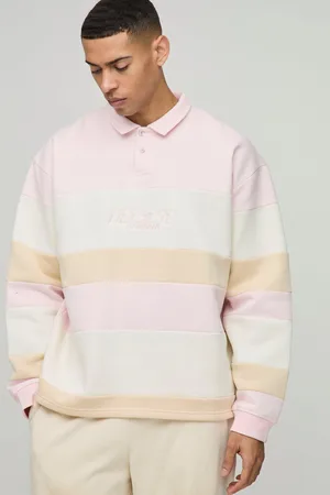 Boohoo Polo Man Oversize De Rugby Con Rayas