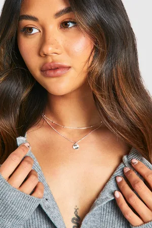 Boohoo Collar Delicado De Dos Capas Con Colgante