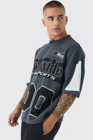 Boohoo Camiseta Oversize De Punto Con Estampado Moto 100