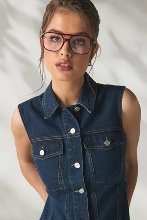 Boohoo Chaleco Vaquero Con Bolsillos