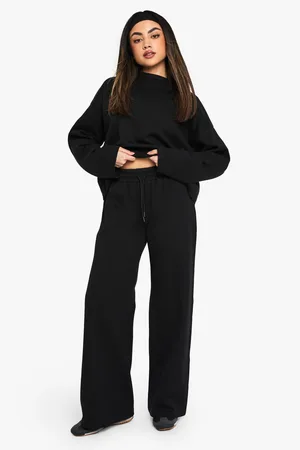 Boohoo Pantalón Deportivo De Pernera Ancha Entrelazado