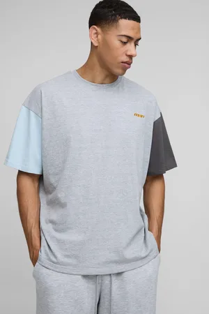 Boohoo Camiseta Oversize Man Con Colores En Bloque