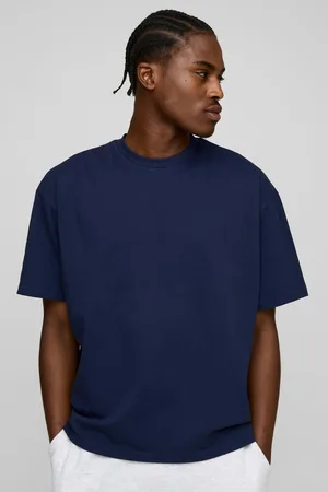 Boohoo Camiseta Oversize Básica Con Cuello De Caja