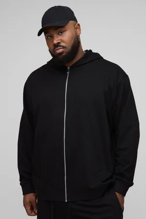 Boohoo Sudadera Plus Oversize Básica Con Capucha Y Cremallera