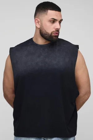 Boohoo Top Plus Sin Mangas Recto Con Lavado A La Piedra