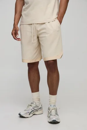 Boohoo Pantalón Corto Homme De Largo Medio Estilo Baloncesto De Piqué
