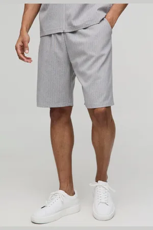 Boohoo Pantalón Corto Holgado De Rayas