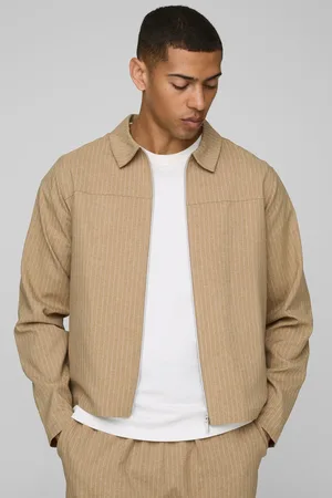 Boohoo Chaqueta Harrington Regular De Rayas
